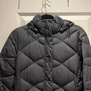 Black North Face long jacket